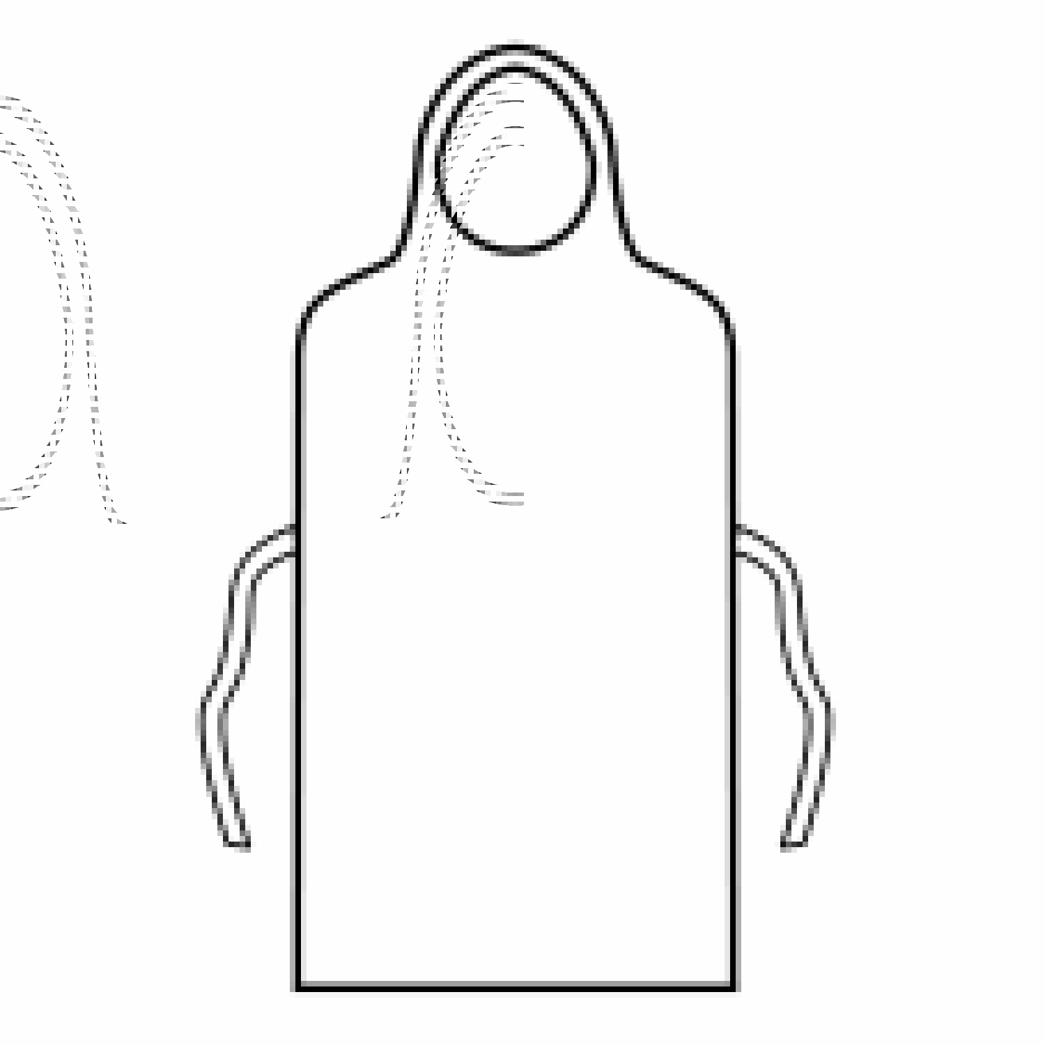 O&M Halyard Inc 69350 - Halyard General Purpose Apron - 100/Box, 500/Case