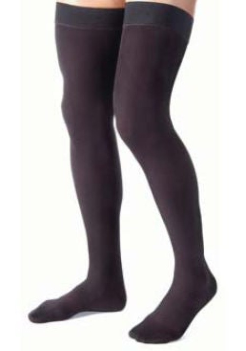 BSN Medical - 115411 Compression Stocking Jobst® for Men Thigh High X-Large Black Closed Toe
