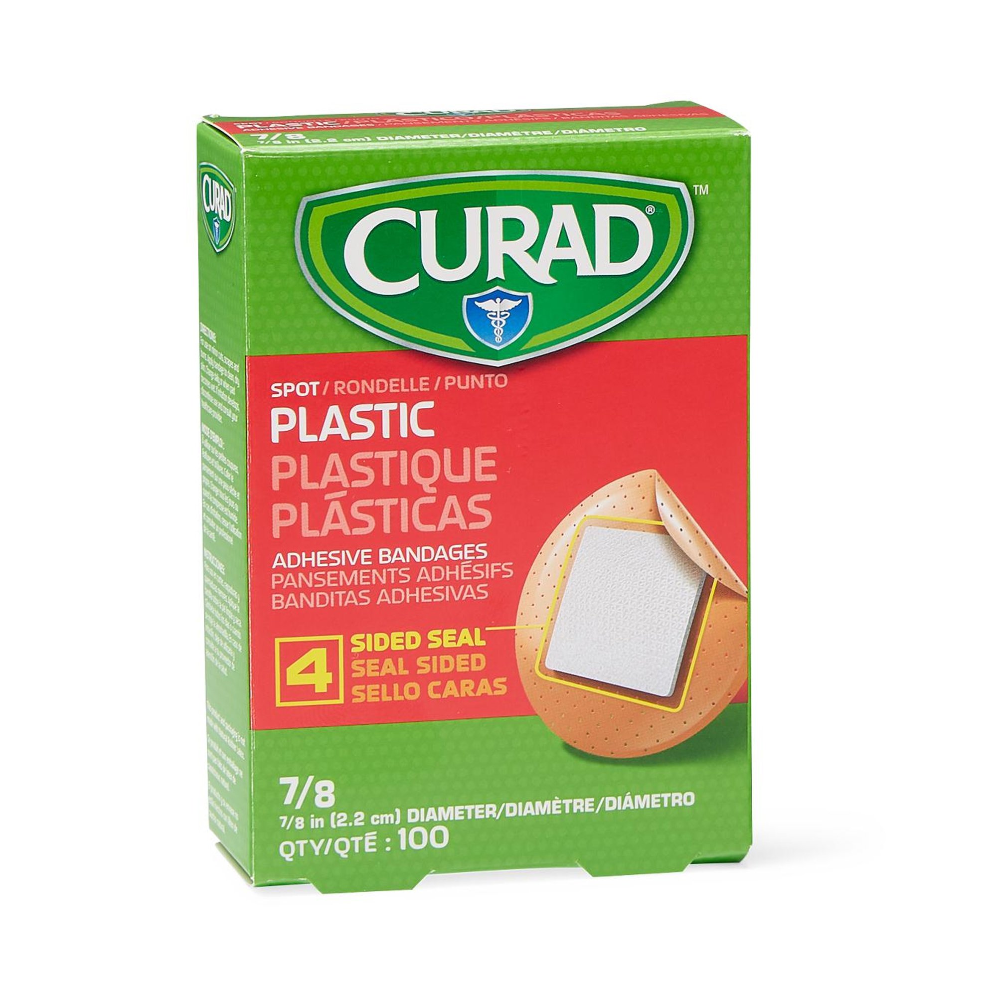 Medline - NON25501 Curad® Round Tan Adhesive Spot Bandage