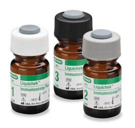 Bio-Rad Laboratories - 360 Immunoassay Control Set Liquichek™ Multi-Analyte Level 1, 2, 3 12 X 5 mL