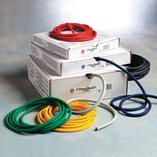 Performance Health - 081184274 Exercise Resistance Tubing TheraBand® Yellow 25 Foot Length Light Resistance