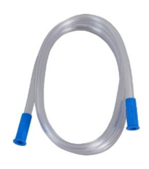 Precision Medical - 1955 Suction Tubing Clear 1/4 Inch I.D. 6 Foot Length PVC NonSterile