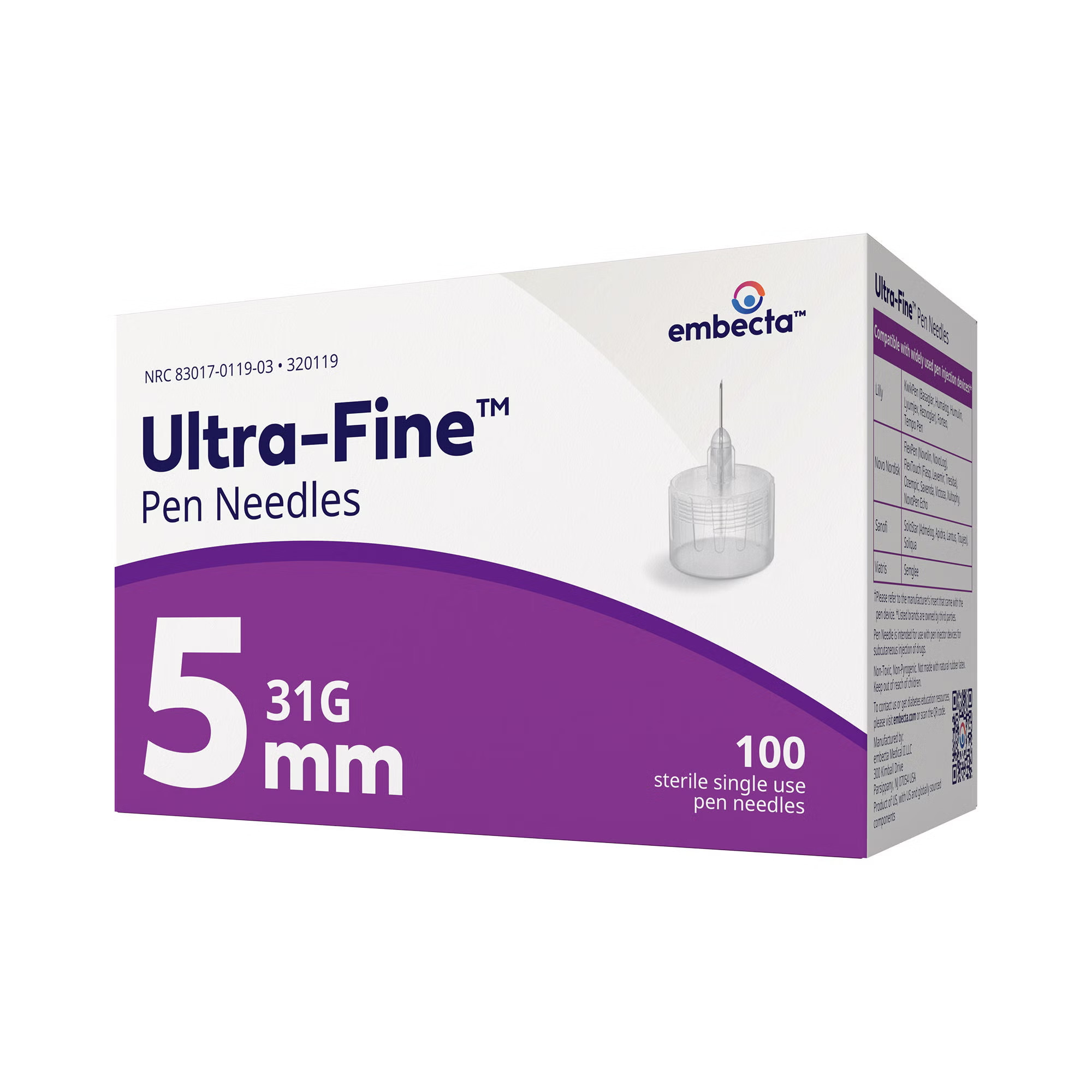 embecta Medical II LLC - 320119 Ultra-Fine III™ Insulin Pen Needle