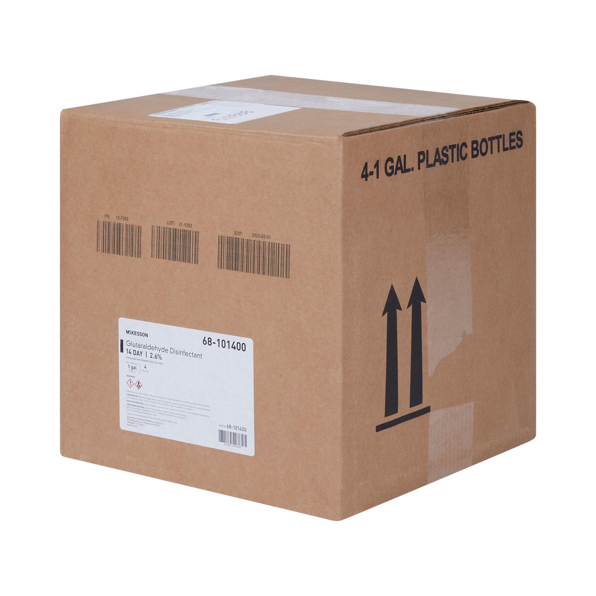 McKesson Brand - 68-101400 McKesson Glutaraldehyde High Level Disinfectant