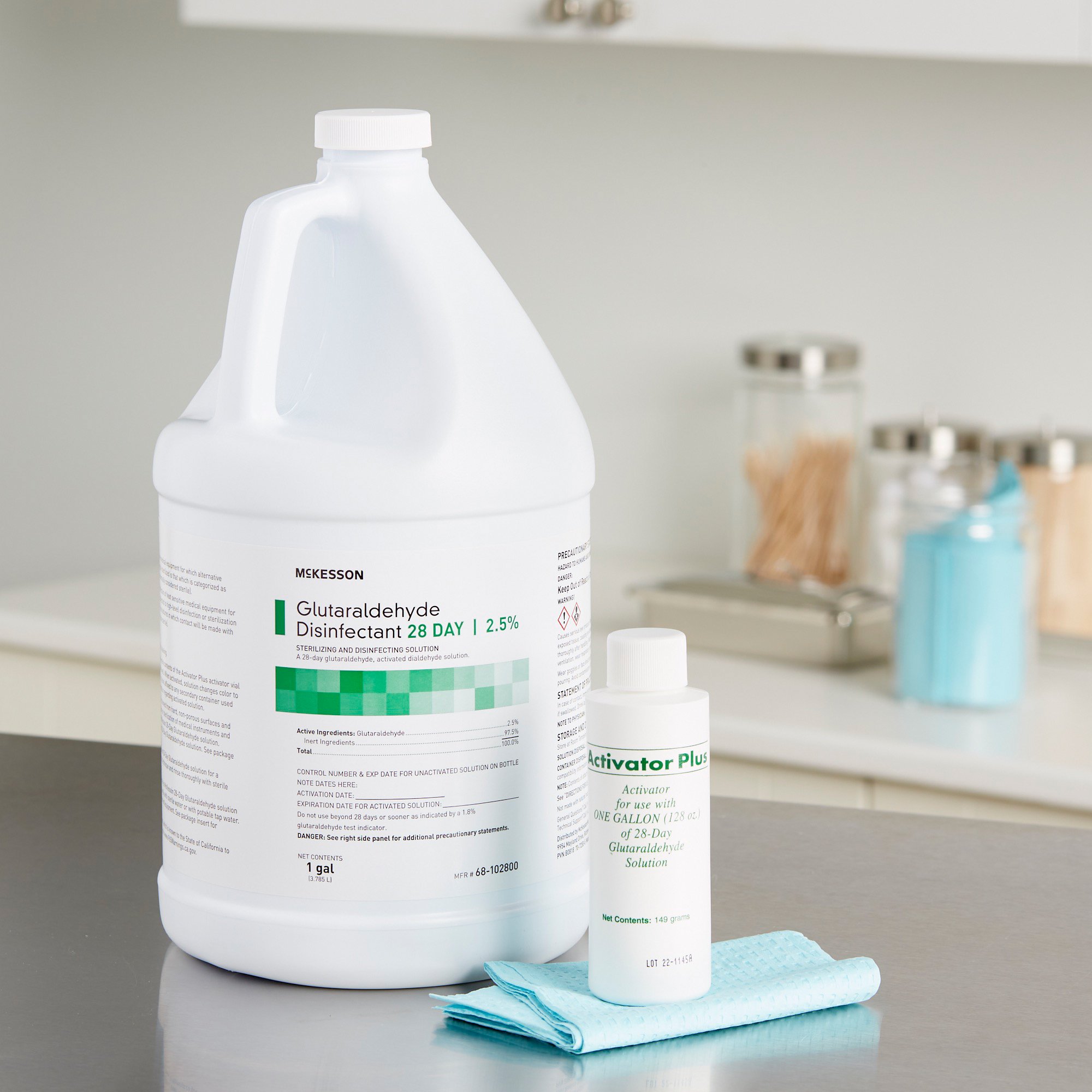 McKesson Brand - 68-102800 McKesson Glutaraldehyde High Level Disinfectant