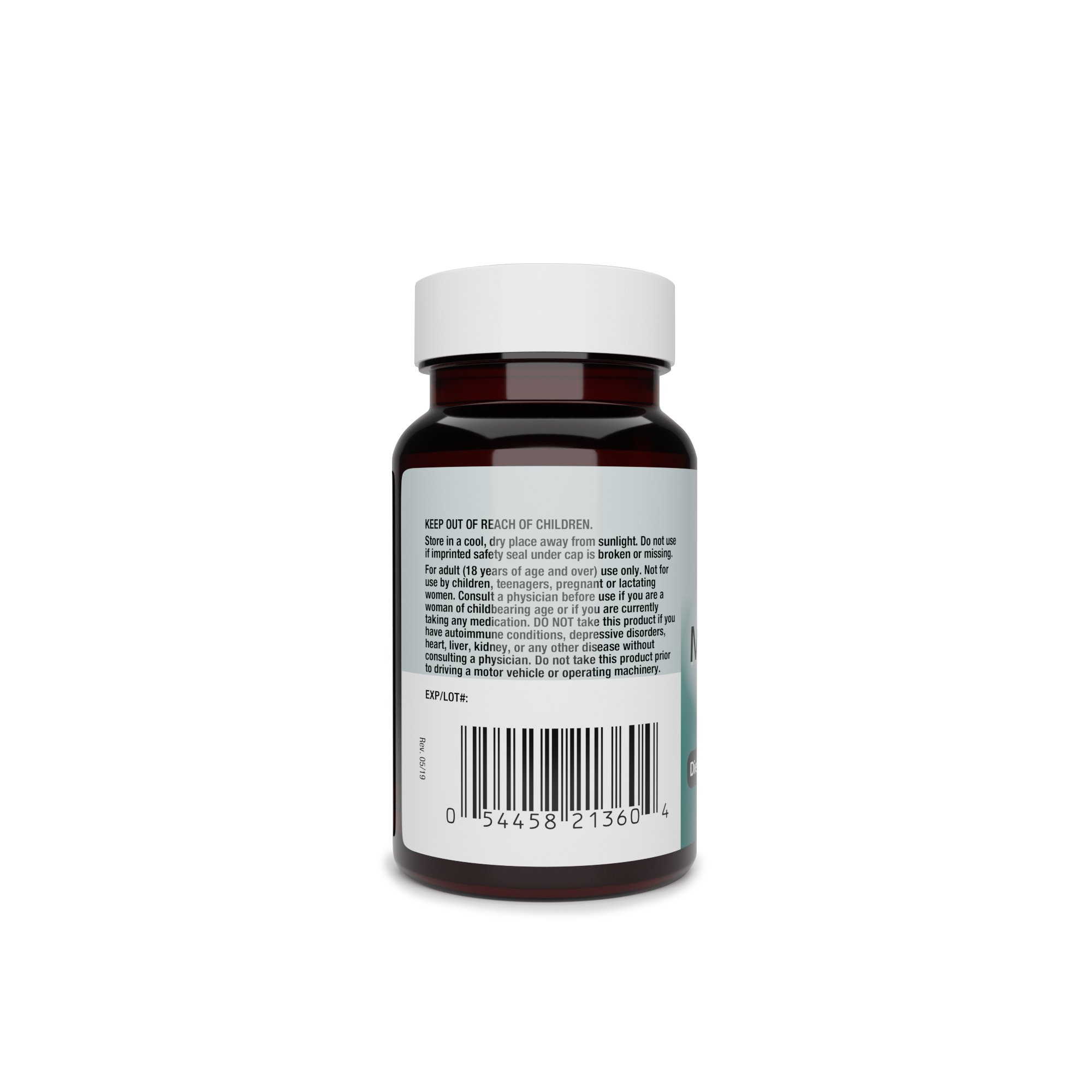 Basic Organics Inc 05445821360 - Basic Organics Melatonin Natural Sleep Aid - 1/Bottle