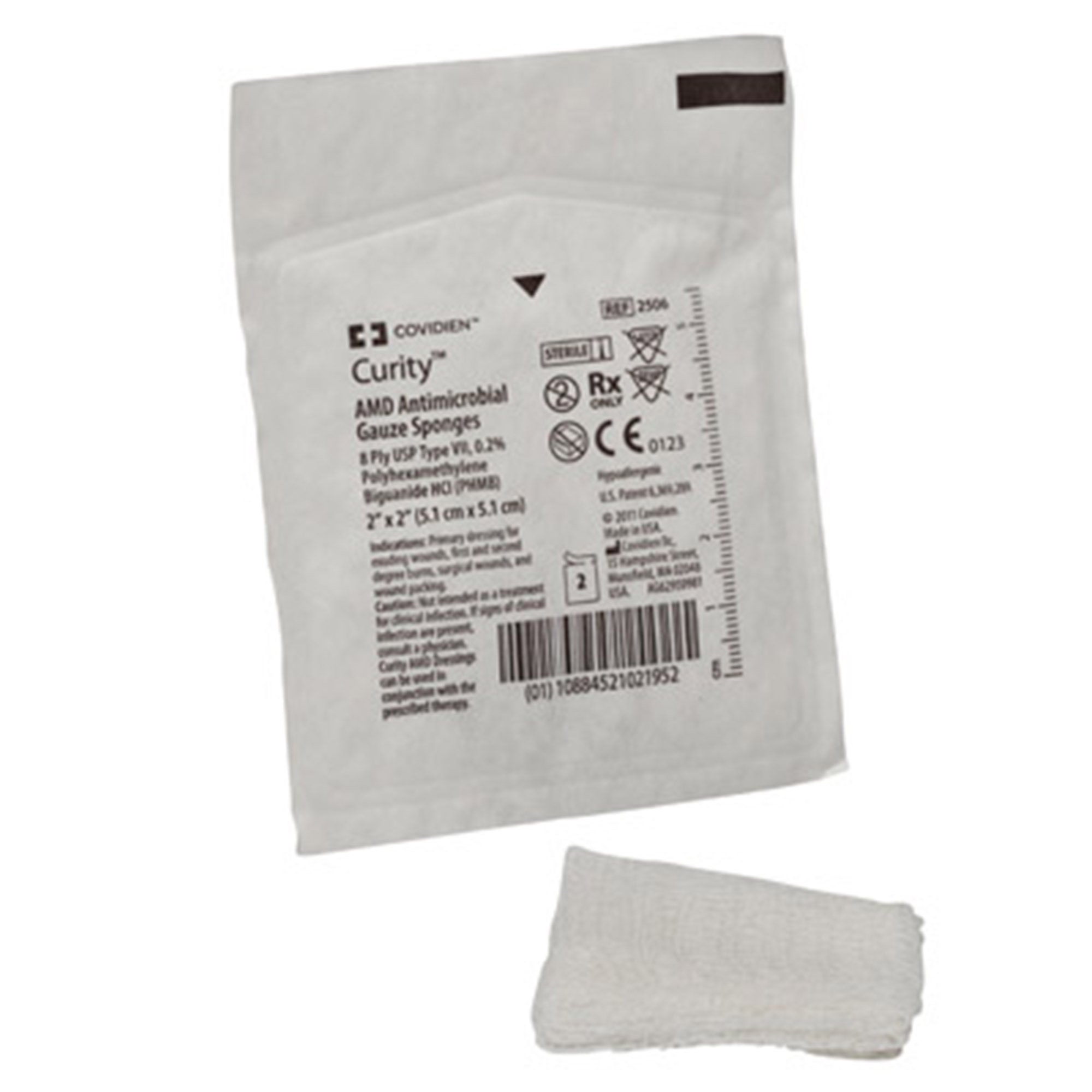Cardinal - 2506 Curity™ AMD™ Sterile Antimicrobial Gauze Sponge