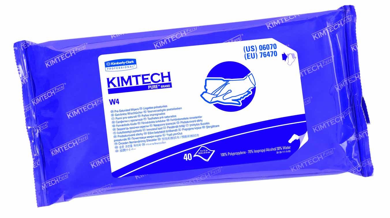 Kimberly Clark - 06070 Kimtech™ W4 Pre-Saturated Wipers