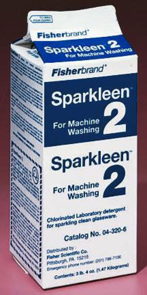 Fisher Anatomical - 043206 Instrument Detergent Fisherbrand* Sparkleen™ 2 Powder Concentrate 3.25 lbs. Carton Chlorine Scent