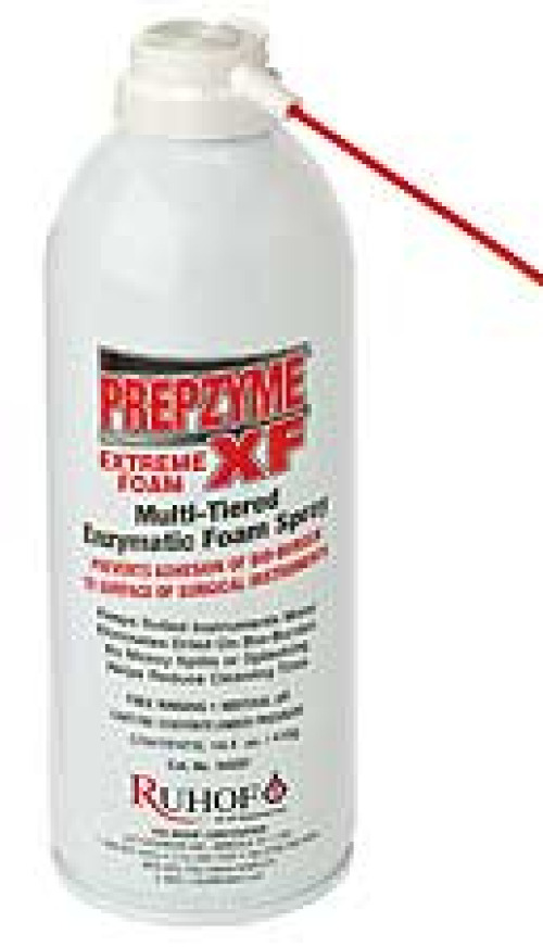 Ruhof Healthcare - 34561-48 Enzymatic Instrument Detergent Prepzyme® XF Foam RTU 14 oz. Spray Bottle Unscented