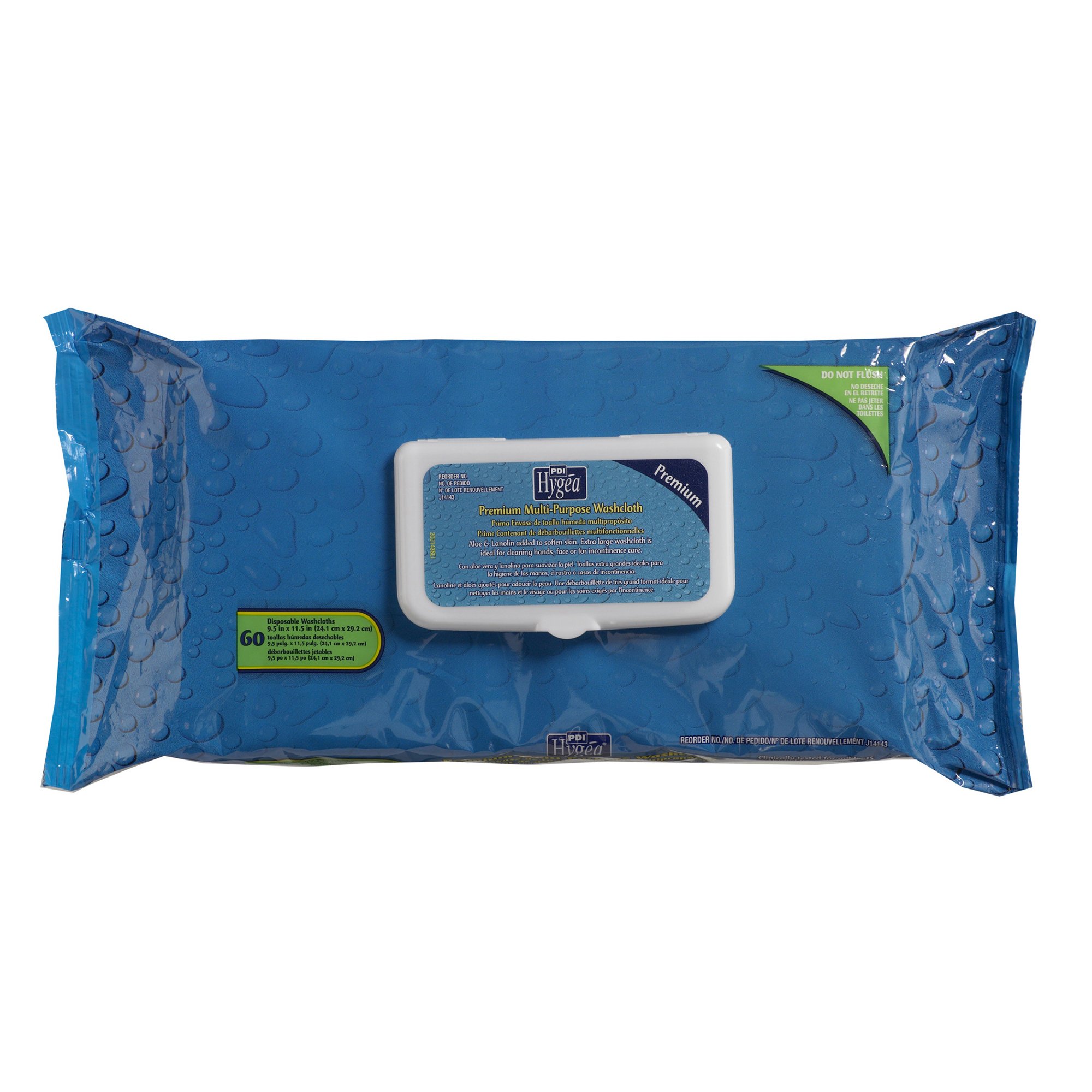 Professional Disposables - J14143 Hygea® Scented Multi-Purpose Personal Cleansing Wipe
