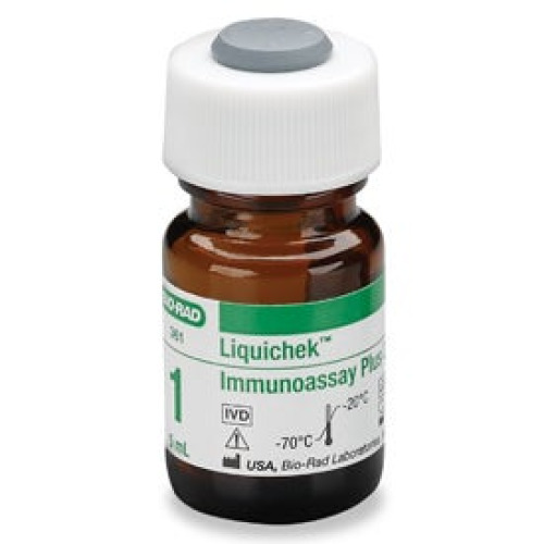 Bio-Rad Laboratories - 361 Immunoassay Control Liquichek™ Plus Multiple Analytes Level 1 12 X 5 mL