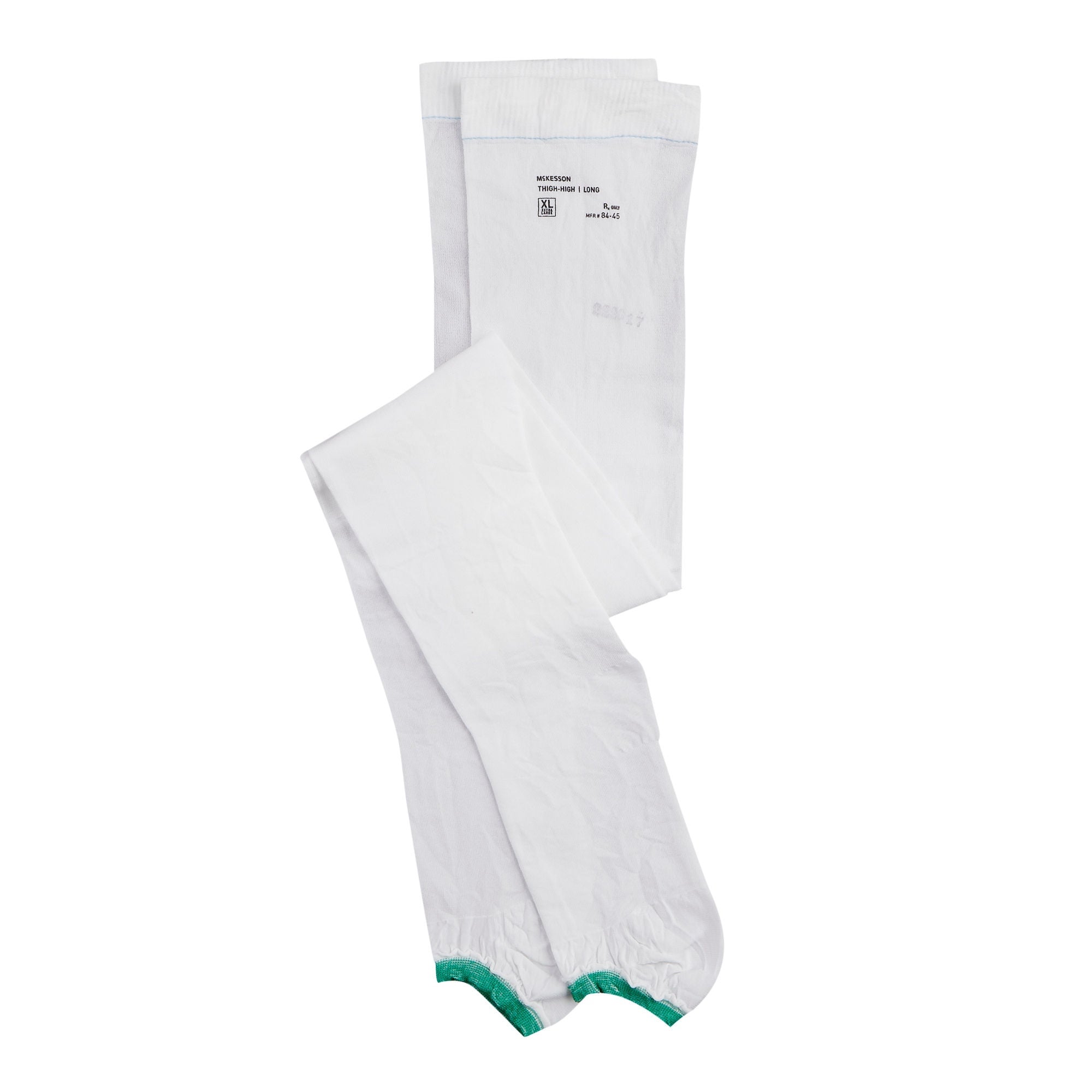McKesson Brand - 84-45 Anti-embolism Stocking McKesson Thigh High X-Large / Long White Inspection Toe