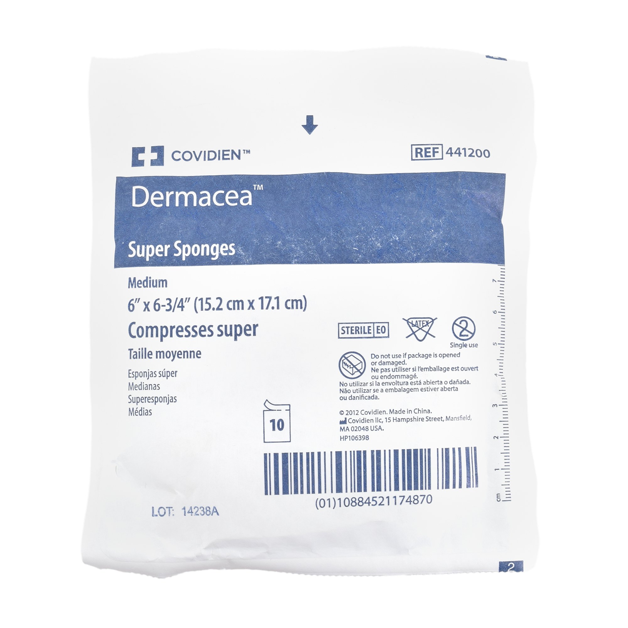 Cardinal - 441200 Dermacea™ Sterile USP Type VII Gauze Sponge
