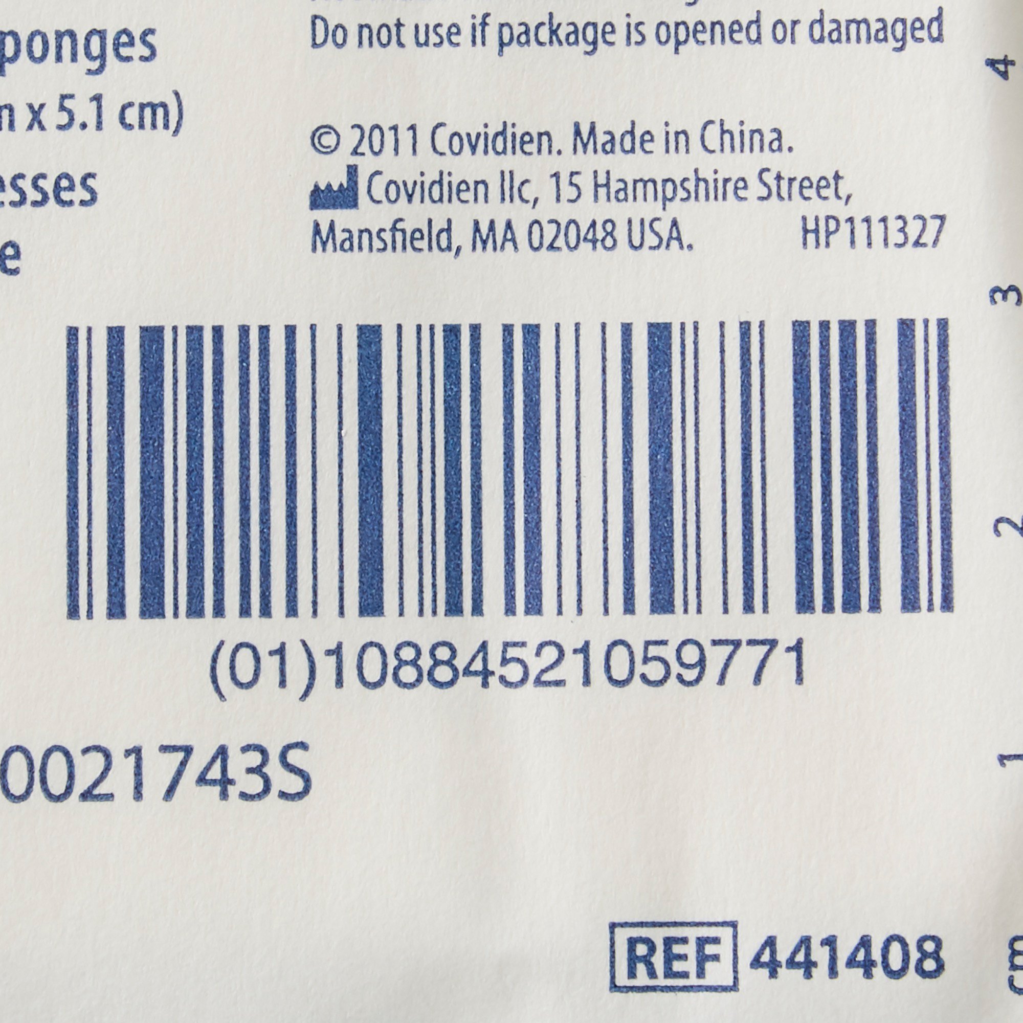 Cardinal 441408 - Dermacea™ I.V. Dressing, 2 x 2 Inch, 6-Ply - 1/Pack, 35/Box, 700/Case
