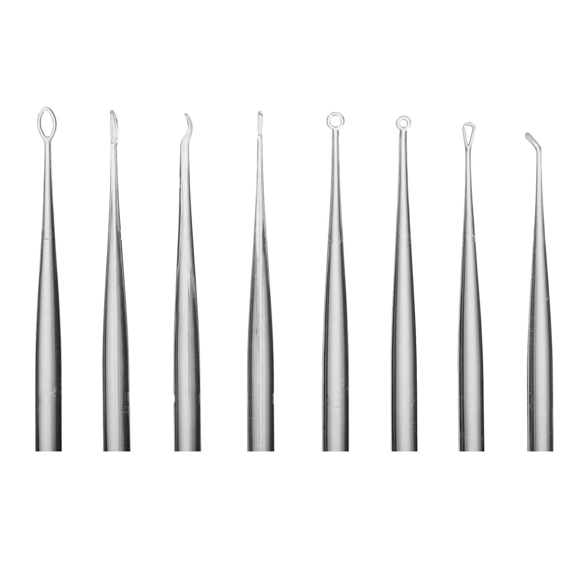Bionix - 2209 Ear Curette Clinic Pack Lighted Ear Curette™ Round Handle Assorted Tip Sizes Lighted Tip with Magnification