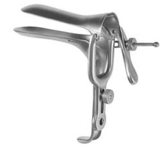 Integra Lifesciences - MH30-62 Vaginal Speculum MeisterHand® Pederson NonSterile OR Grade German Stainless Steel X-Narrow Double Blade Duckbill Reusable Without Light Source Capability