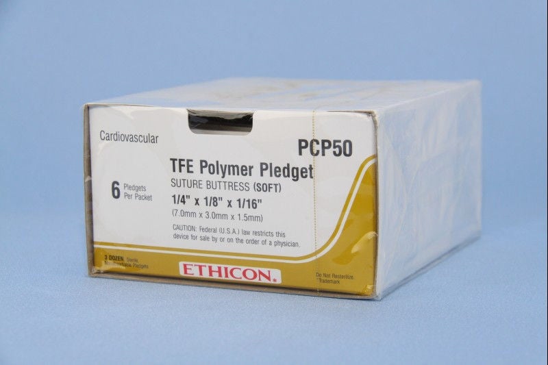 J & J Healthcare Systems - PCP50 Pledget Cardiovascular Pledget