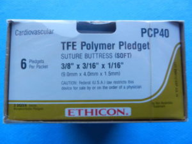 J & J Healthcare Systems - PCP40 Pledget Cardiovascular Pledget