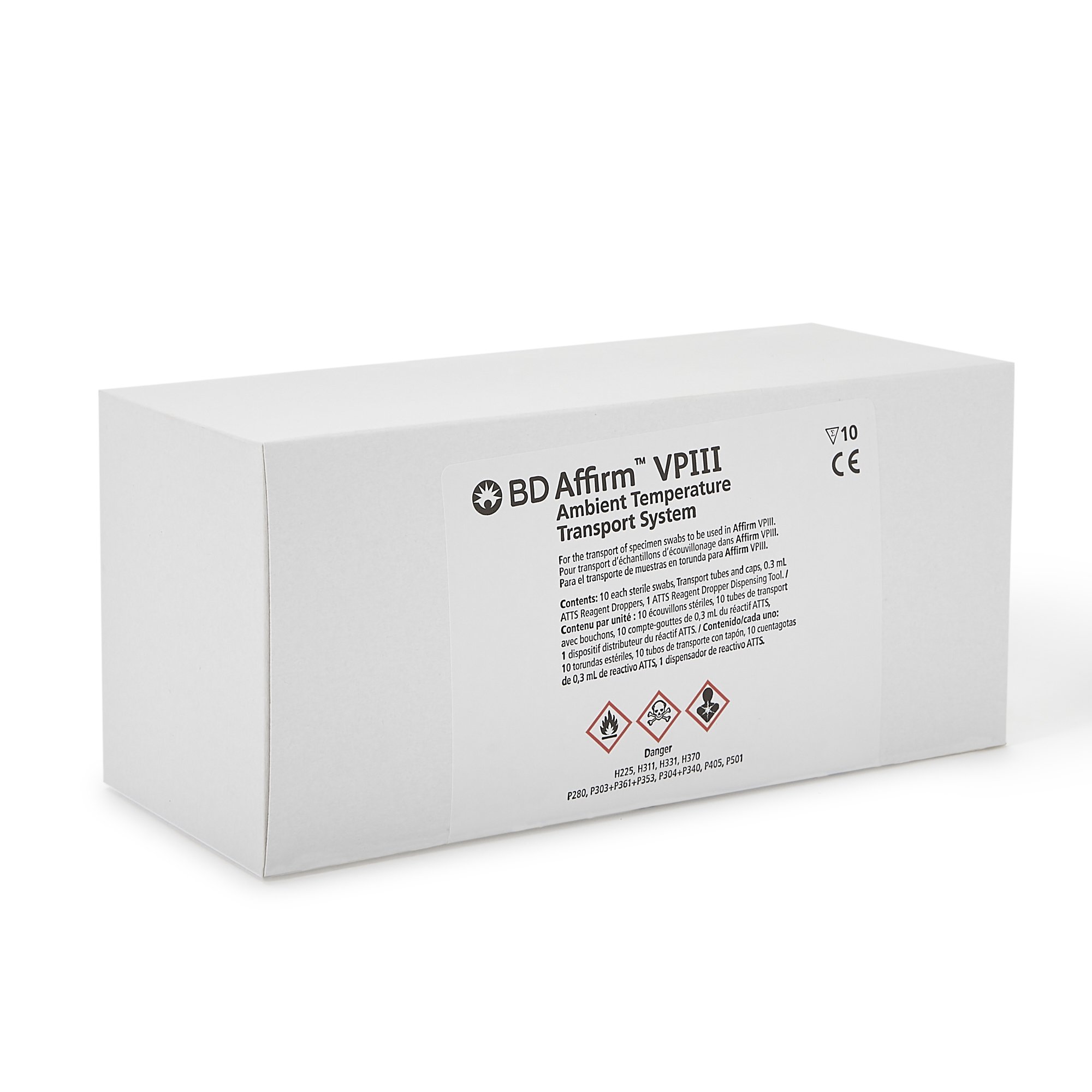 BD 446255 - BD Affirm™ VPIII Ambient Temperature Transport System - 10/Box, 100/Case