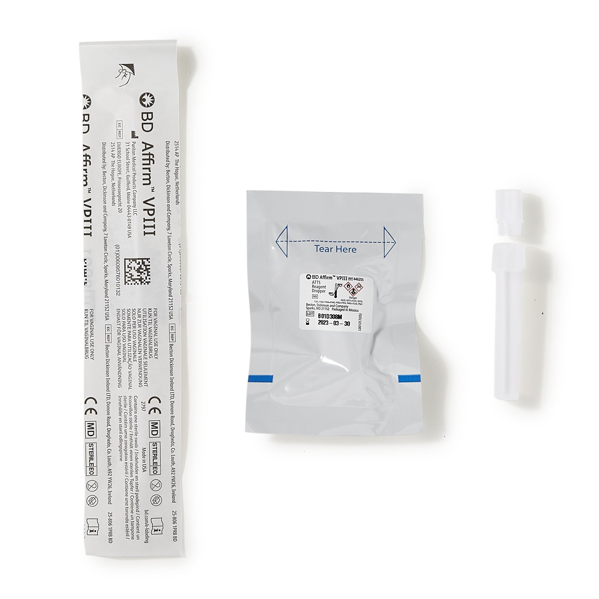 BD 446255 - BD Affirm™ VPIII Ambient Temperature Transport System - 10/Box, 100/Case
