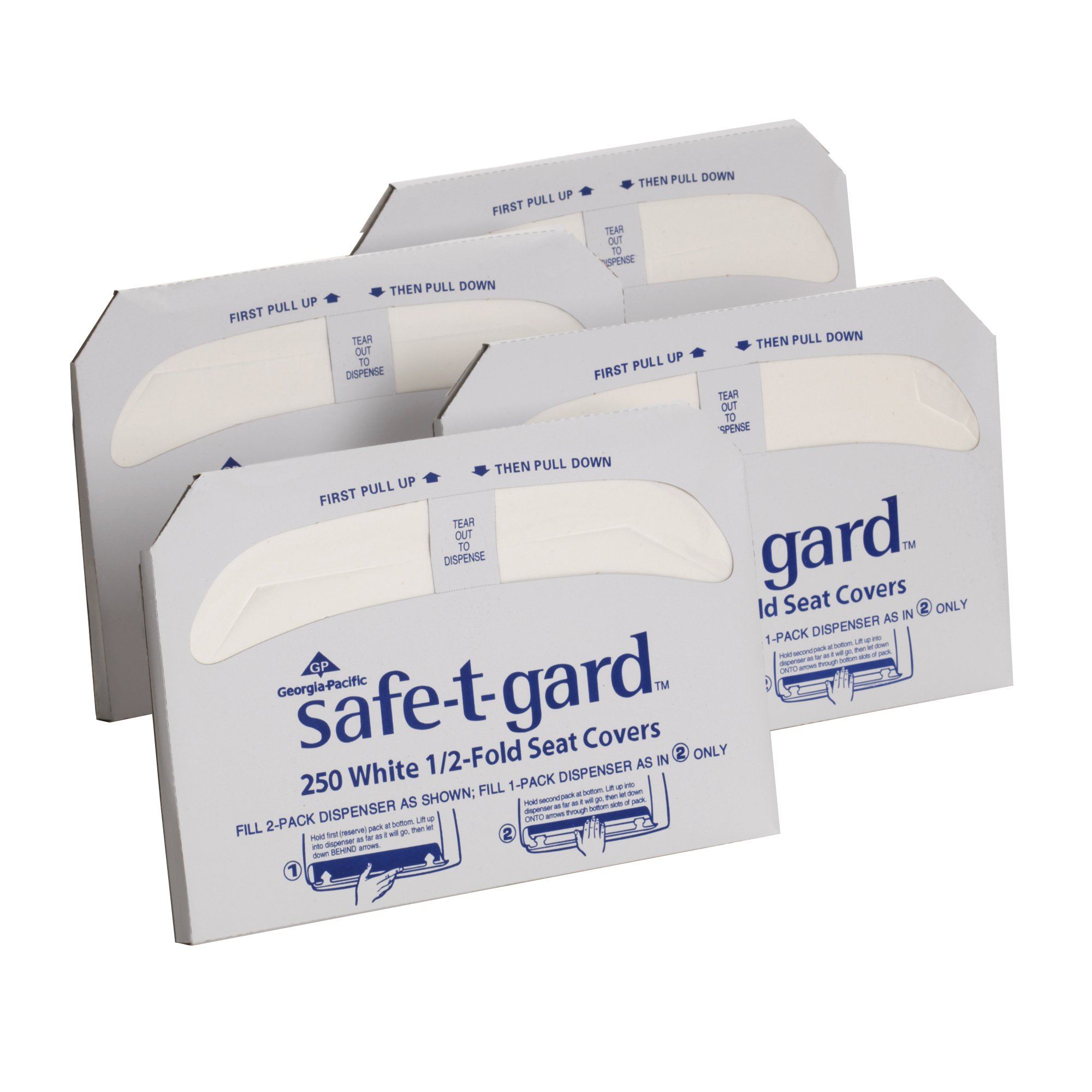 Georgia-Pacific Consumer Products LP 47052 - Safe-T-Gard® Toilet Seat Cover - 250/Pack, 1000/Case