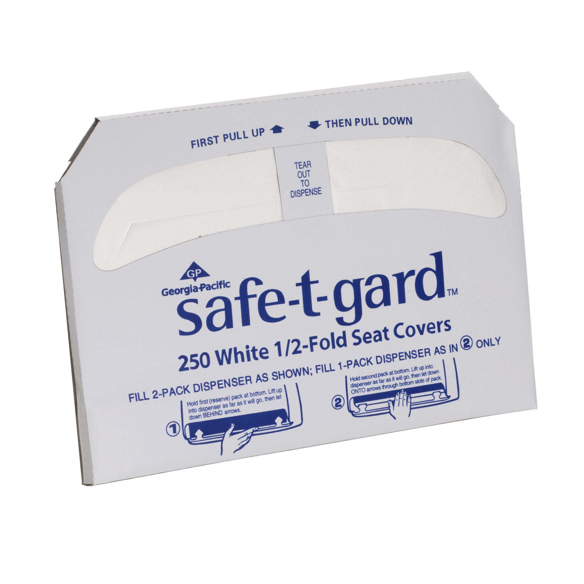 Georgia-Pacific Consumer Products LP 47052 - Safe-T-Gard® Toilet Seat Cover - 250/Pack, 1000/Case