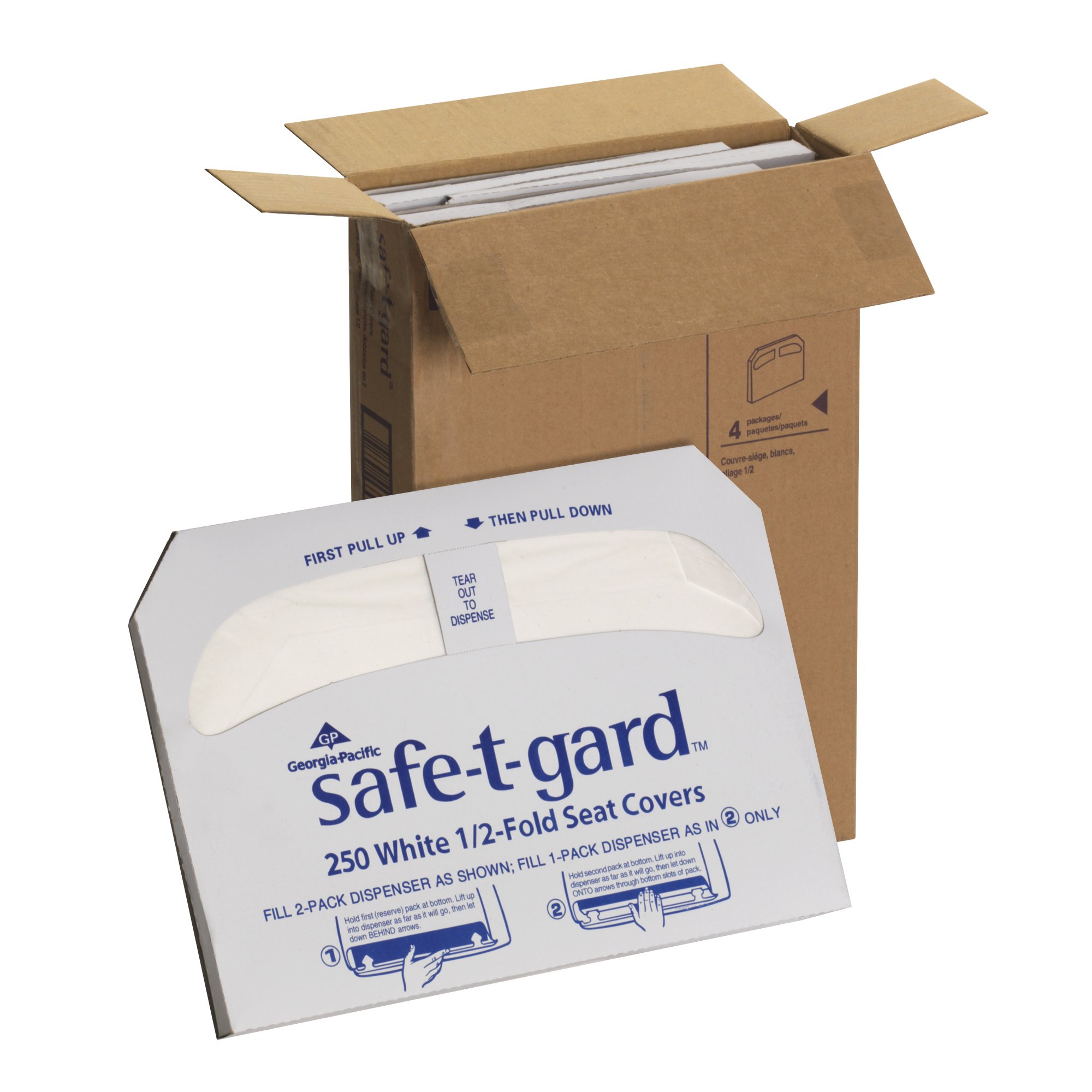 Georgia-Pacific Consumer Products LP 47052 - Safe-T-Gard® Toilet Seat Cover - 250/Pack, 1000/Case