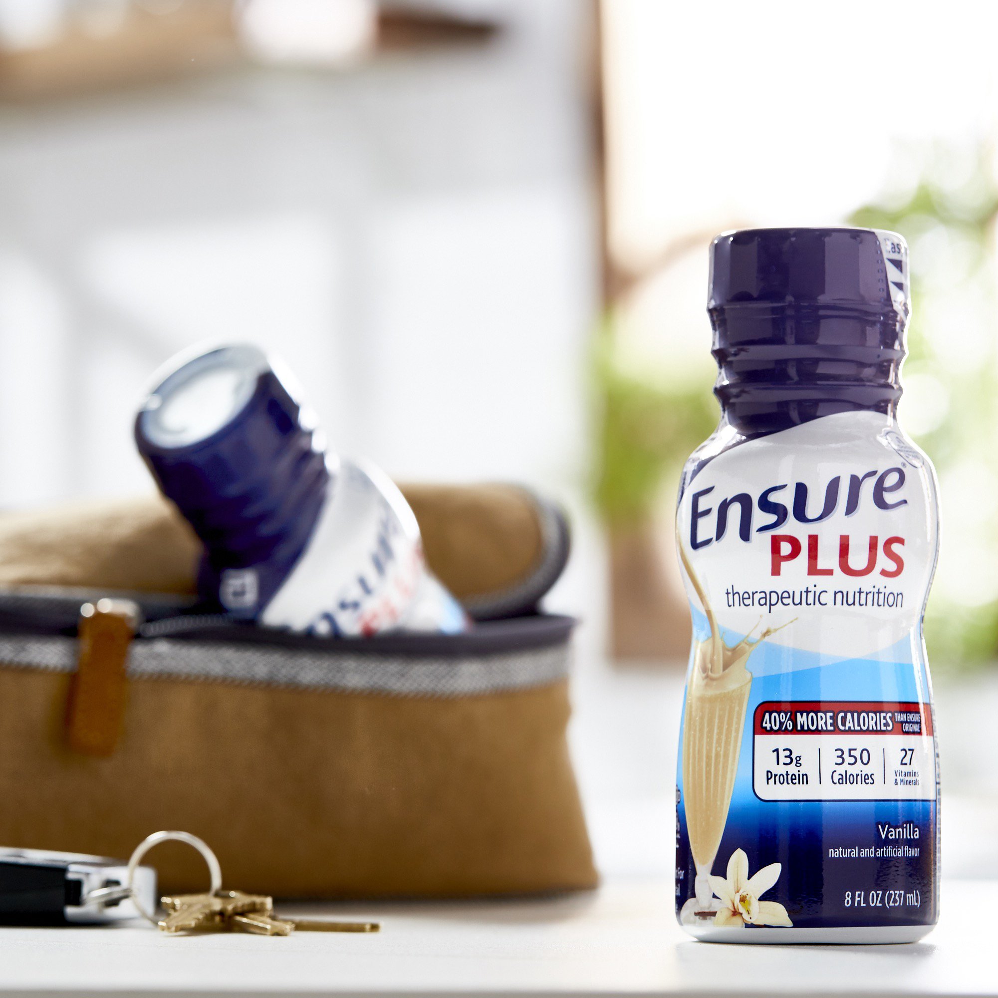 Abbott Nutrition 58303 - Ensure® Plus Therapeutic Nutrition, Vanilla, 8-ounce bottle - 1/Each, 24/Case
