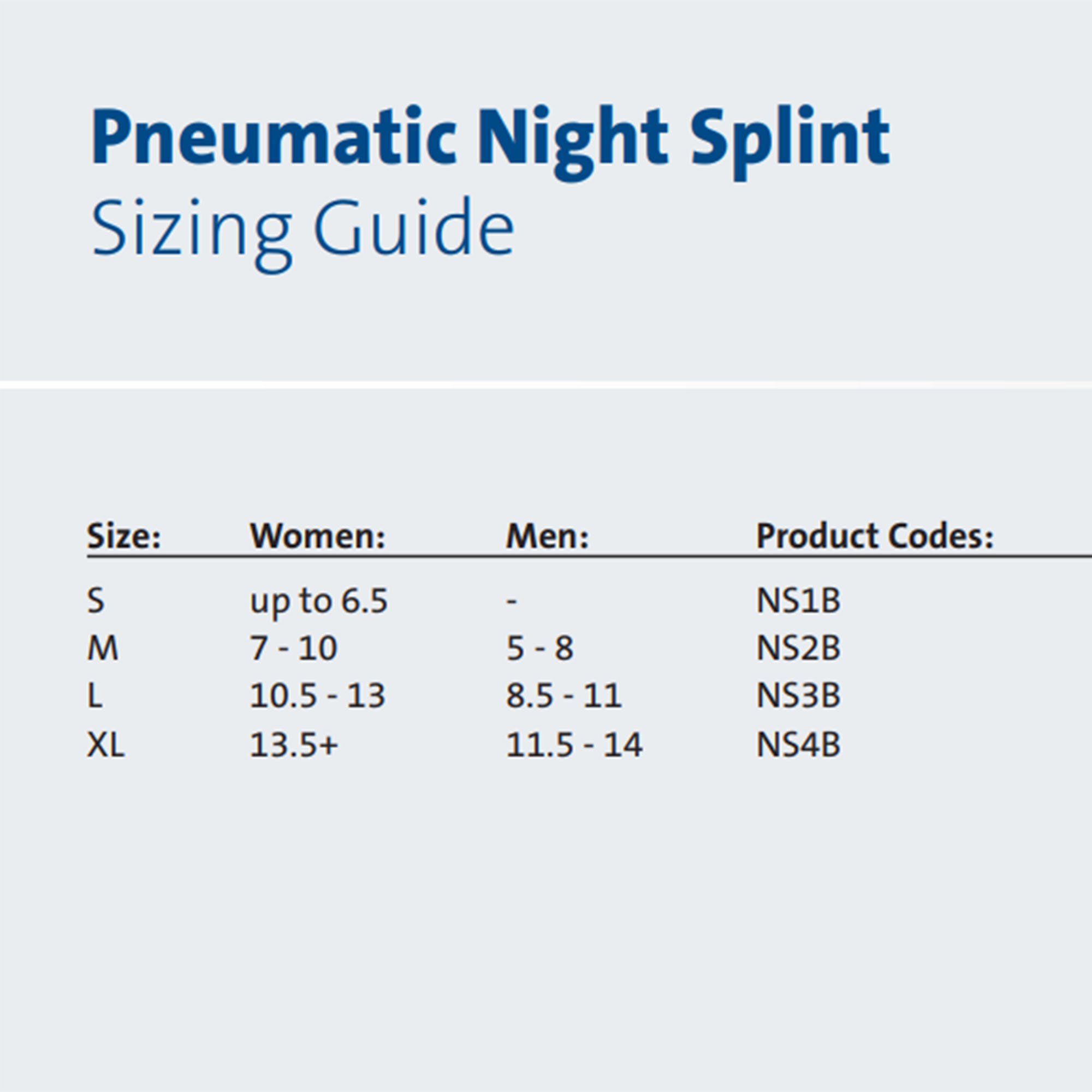 Darco International NS3B - Darco International Pneumatic Night Splint, Large - 1/Each, 12/Case