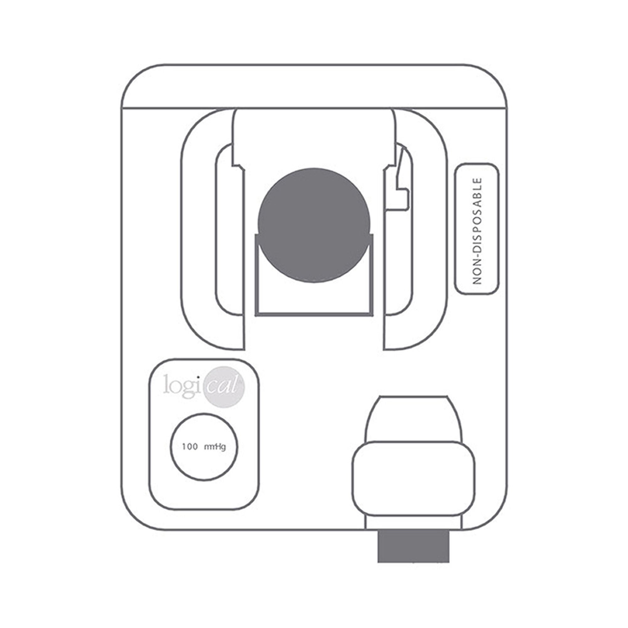 ICU Medical FKA Smiths Medical - MX960 Transducer Mounting Plate Logical®