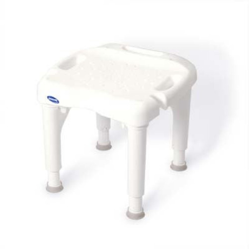 Invacare - 9780 Shower Chair I-Fit™ Without Backrest 20 Inch Seat Width 400 lbs. Weight Capacity