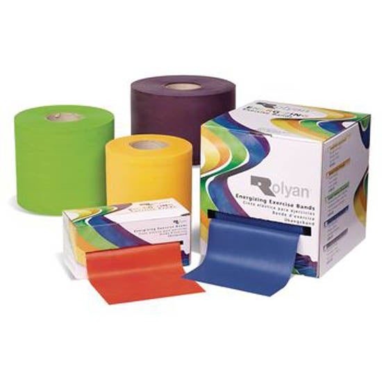 Performance Health - 081277060 Exercise Resistance Band Rolyan® Orange 5 Inch X 50 Yard Level 2 Resistance
