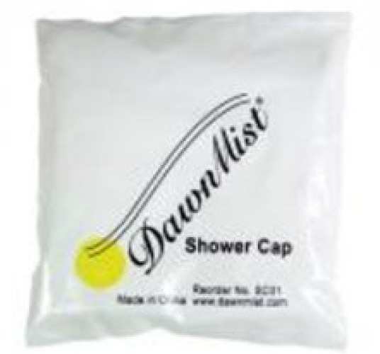 Donovan Industries SC01 - DawnMist® Shower Cap, Individually Packed, Clear - 200/Box, 2000/Case