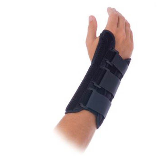 Performance Health - 081253301 Wrist Brace Rolyan® Fit Fabric / Spandex / Metal Right Hand Black Large