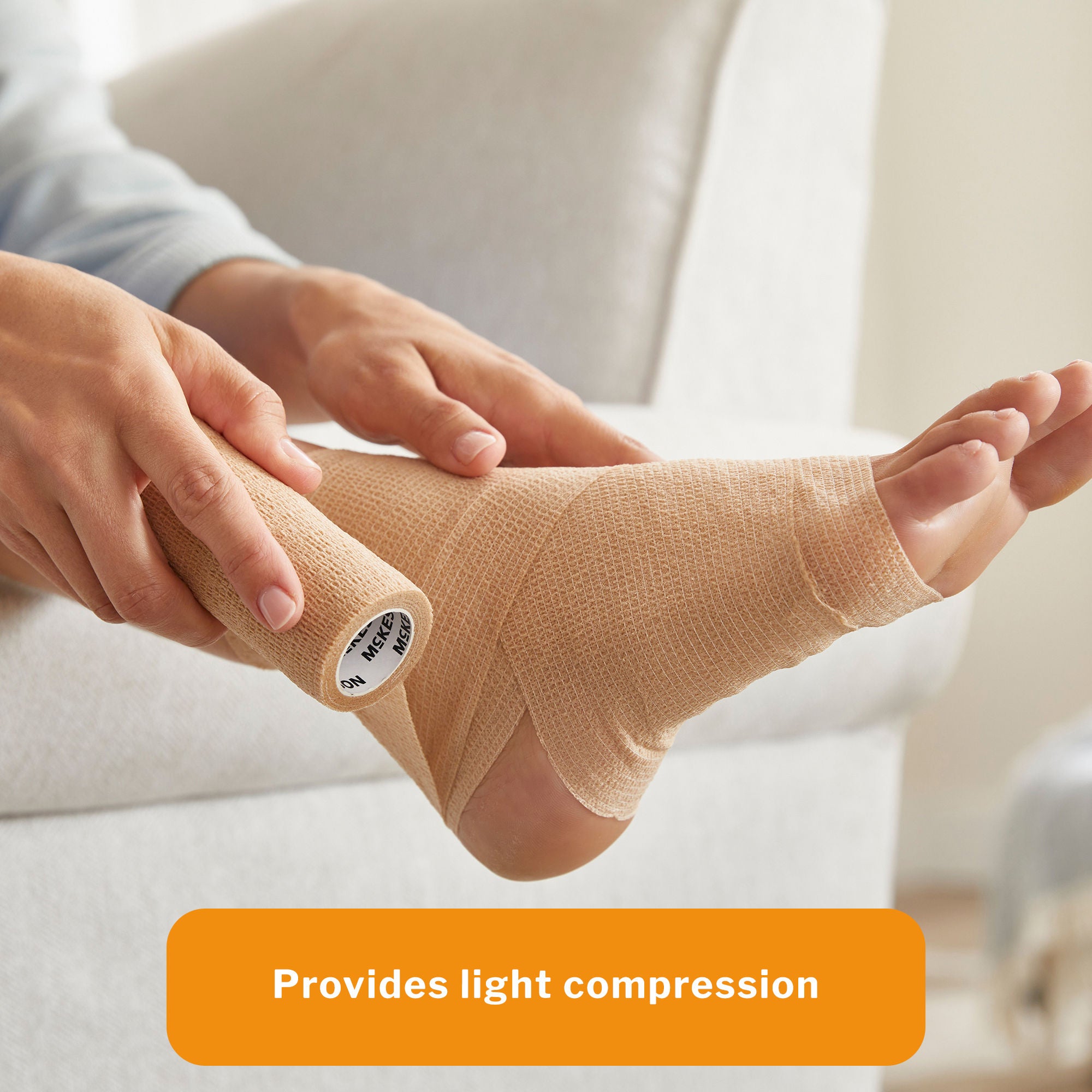McKesson Brand - 16-53414 McKesson Self-adherent Closure Cohesive Bandage