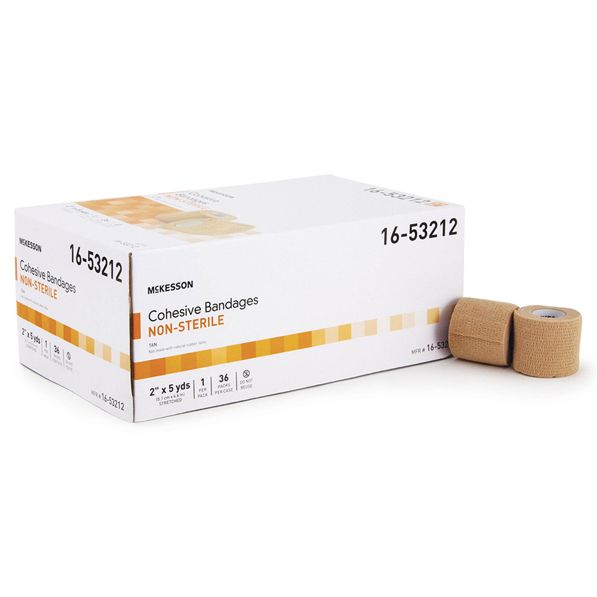 McKesson Brand - 16-53212 McKesson Self-adherent Closure Cohesive Bandage