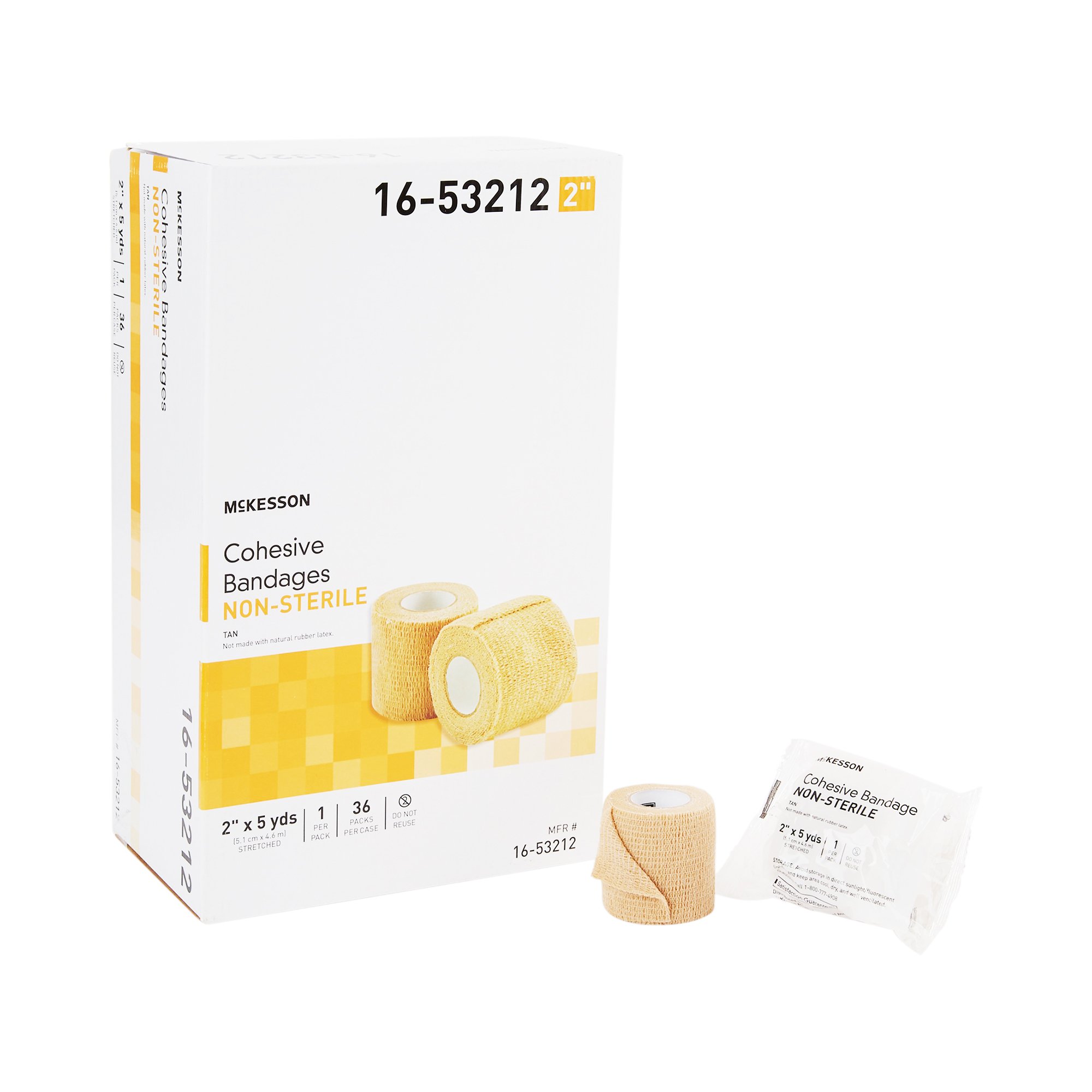 McKesson Brand - 16-53212 McKesson Self-adherent Closure Cohesive Bandage