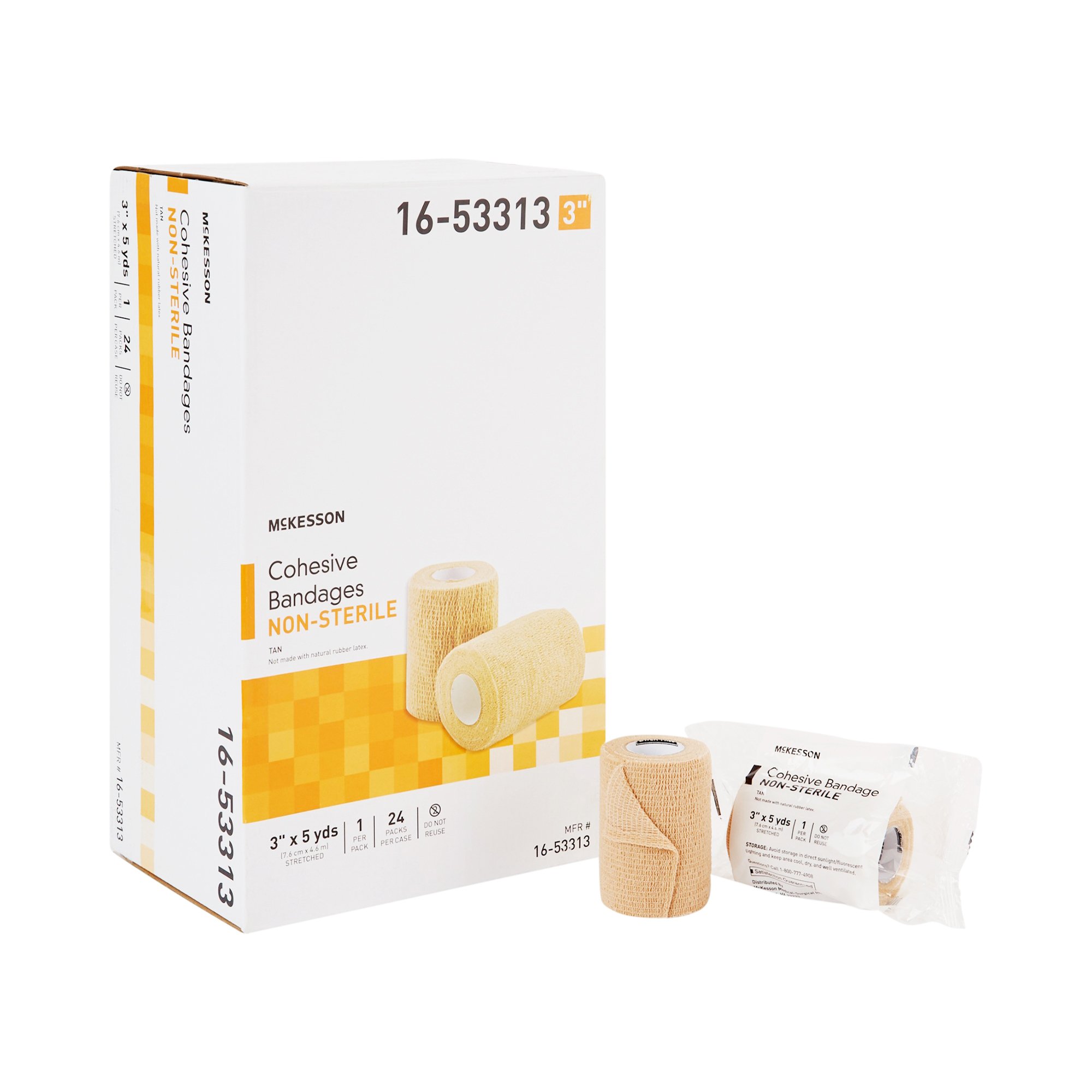 McKesson Brand - 16-53313 McKesson Self-adherent Closure Cohesive Bandage