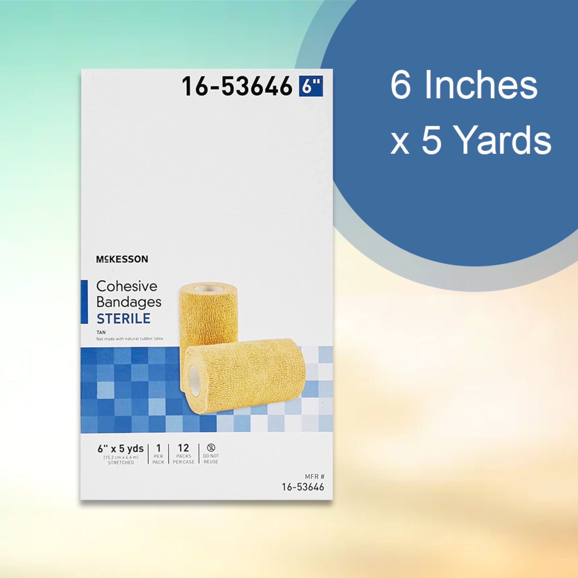 McKesson Brand - 16-53646 McKesson Self-adherent Closure Cohesive Bandage