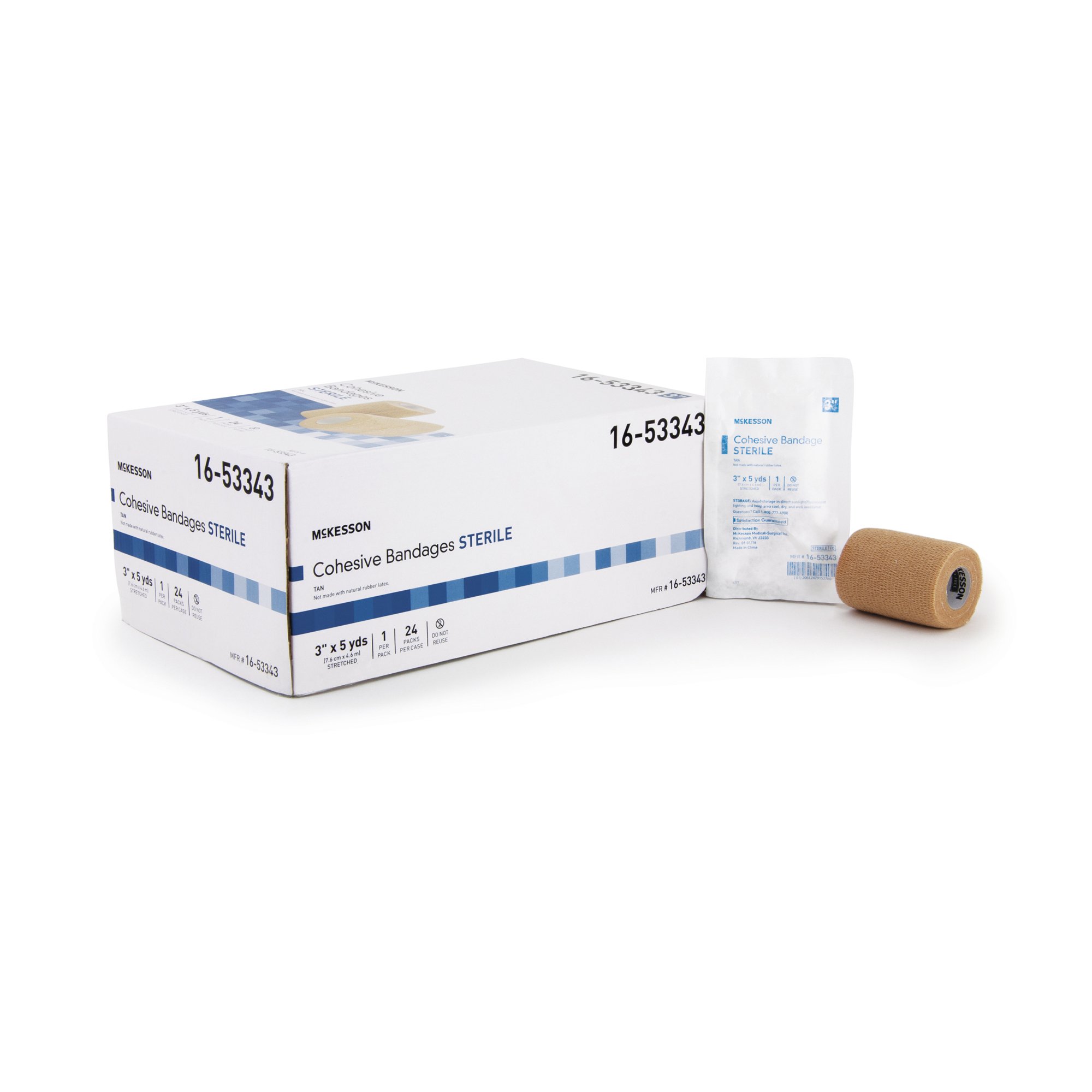 McKesson Brand - 16-53343 McKesson Self-adherent Closure Cohesive Bandage