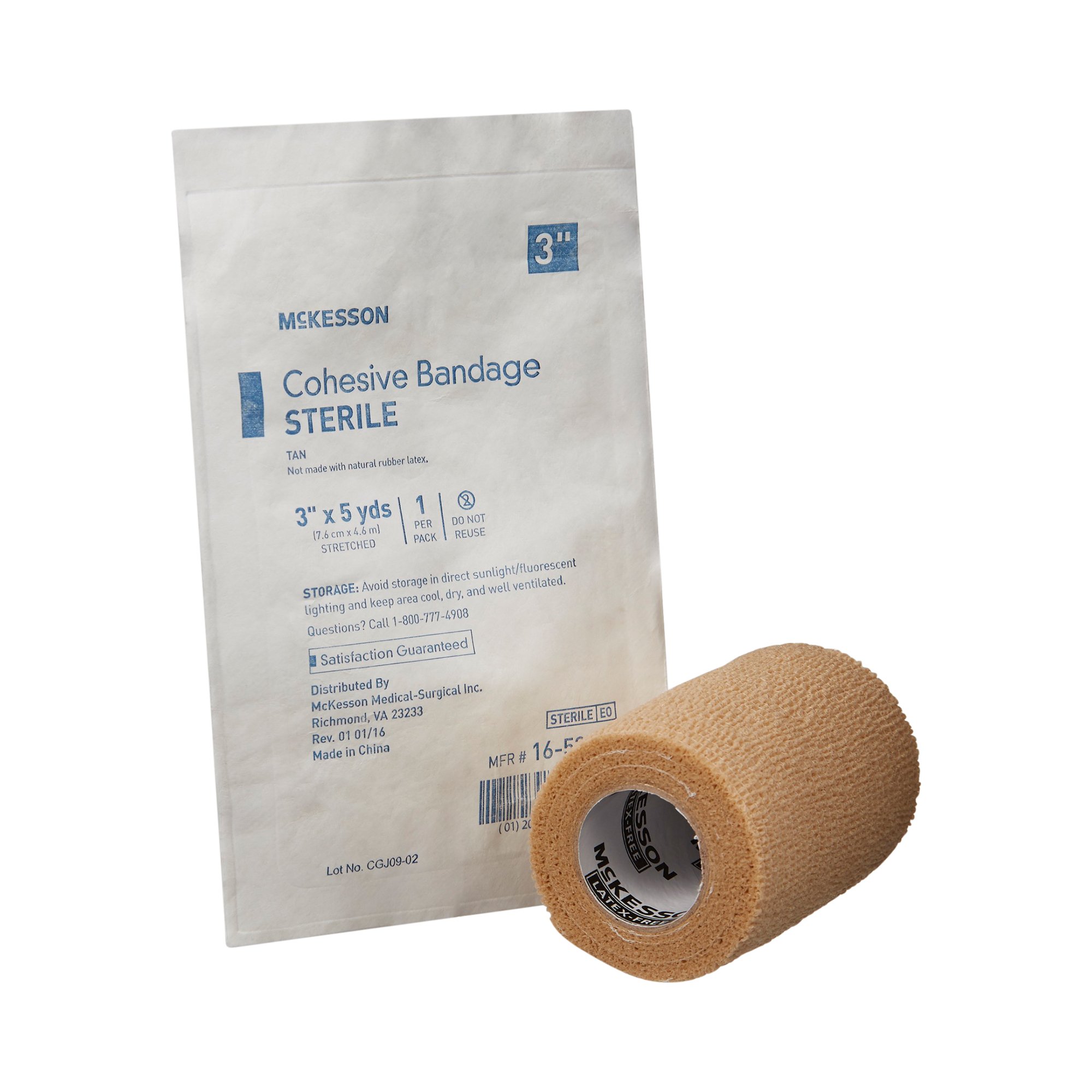 McKesson Brand - 16-53343 McKesson Self-adherent Closure Cohesive Bandage