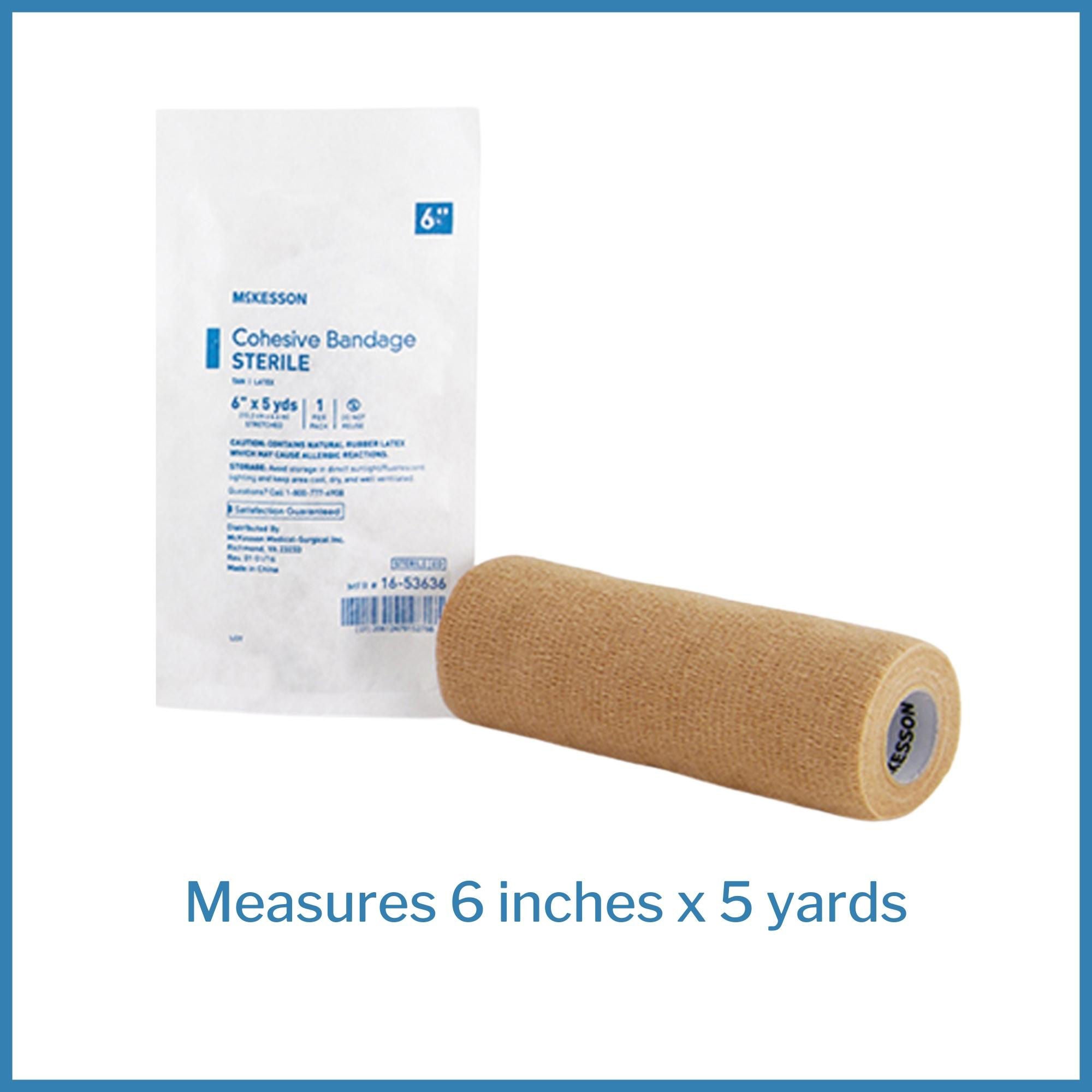 McKesson Brand - 16-53636 McKesson Self-adherent Closure Cohesive Bandage