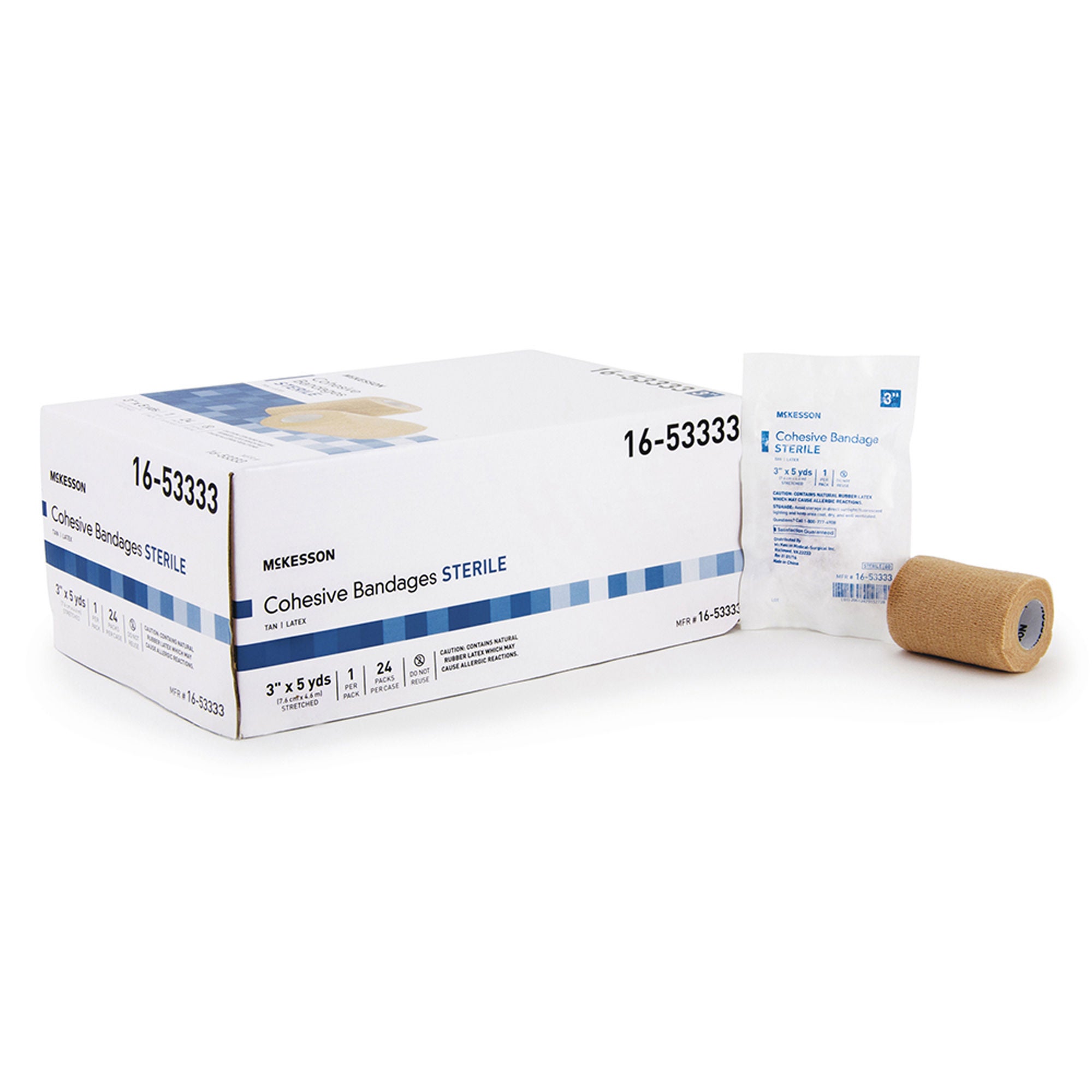 McKesson Brand - 16-53333 McKesson Self-adherent Closure Cohesive Bandage