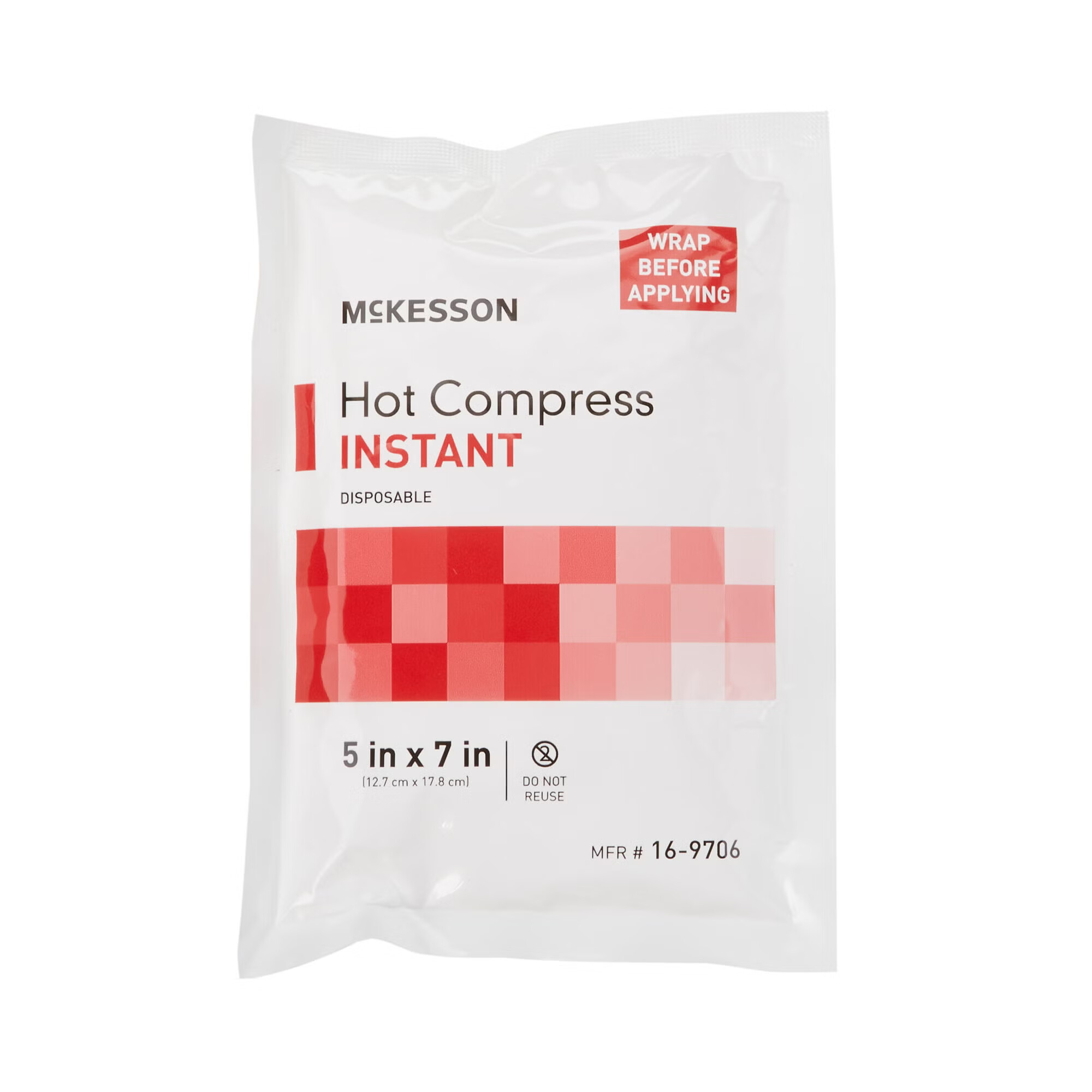 McKesson Brand - 16-9706 Instant Hot Pack McKesson General Purpose Small Plastic Disposable