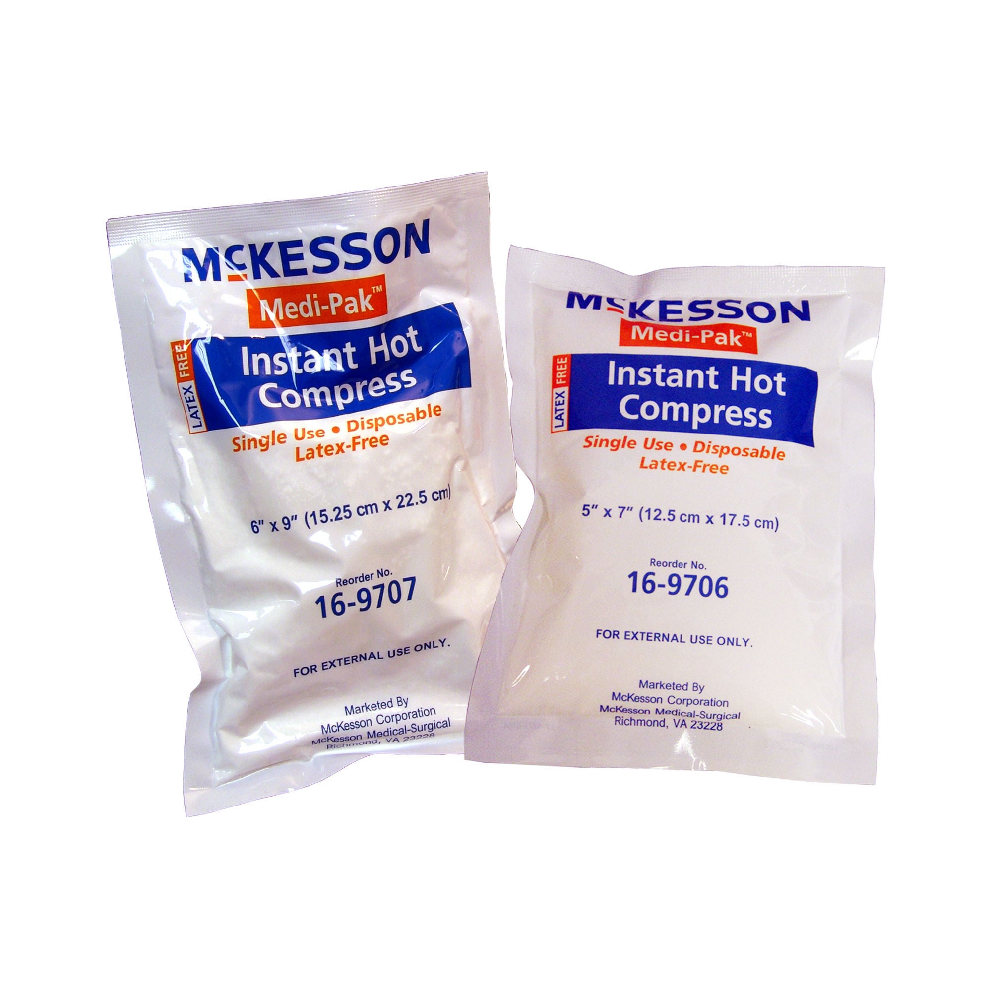 McKesson Brand - 16-9706 Instant Hot Pack McKesson General Purpose Small Plastic Disposable