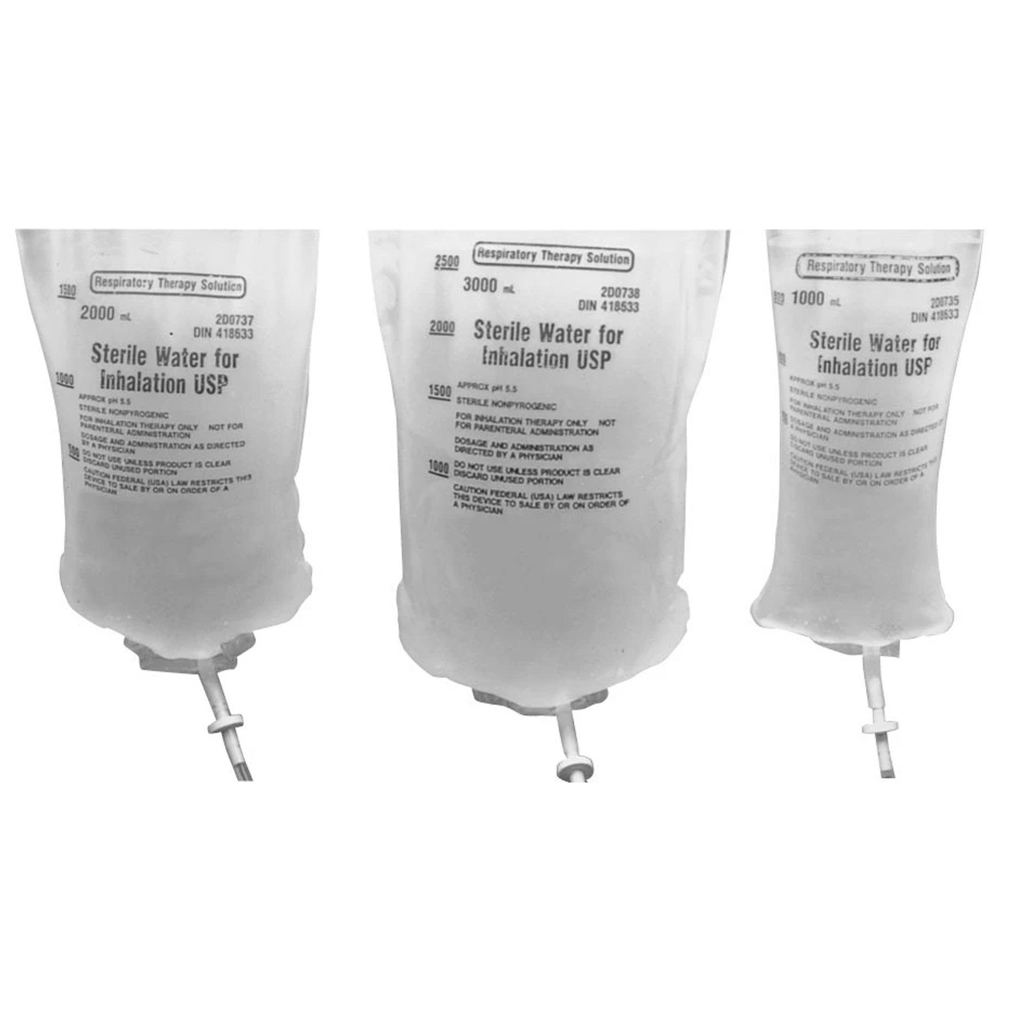 Sun Med - 2D0735X AirLife Respiratory Therapy Sterile Water Inhalation Solutions