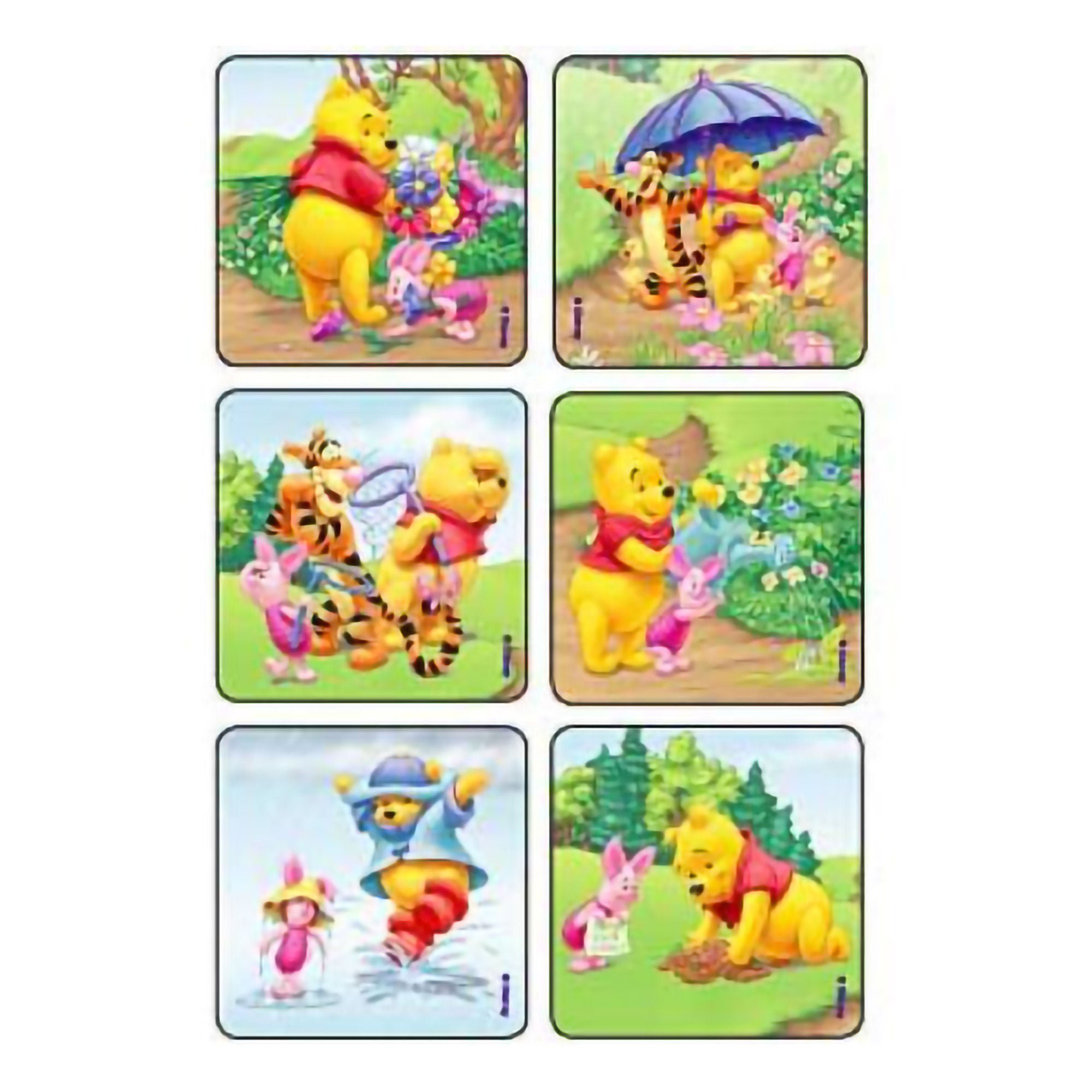 Medibadge - 2300P Sticker Kids Love Stickers® 90 per Pack Sunny time Pooh and Pals 2-1/2 X 2-1/2 Inch