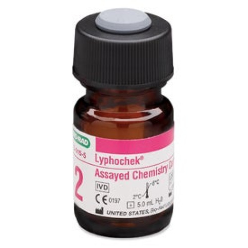 Bio-Rad Laboratories - C-315-5 Assayed Control Lyphochek® Multiple Analytes Level 2 12 X 5 mL