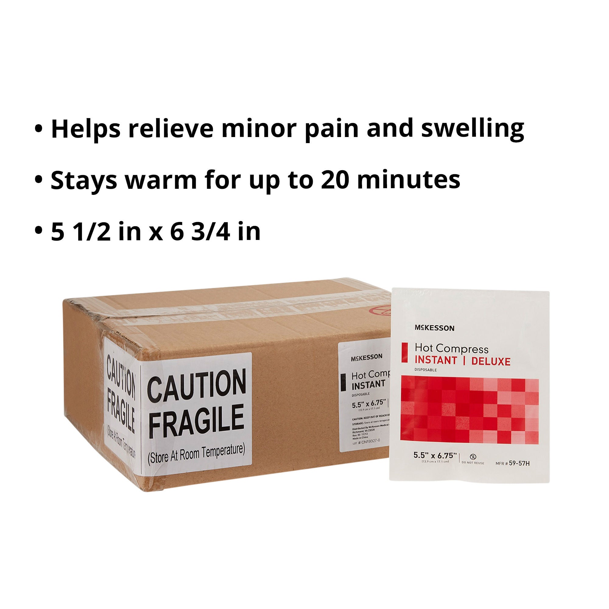McKesson Brand - 59-57H McKesson Deluxe Instant Hot Pack